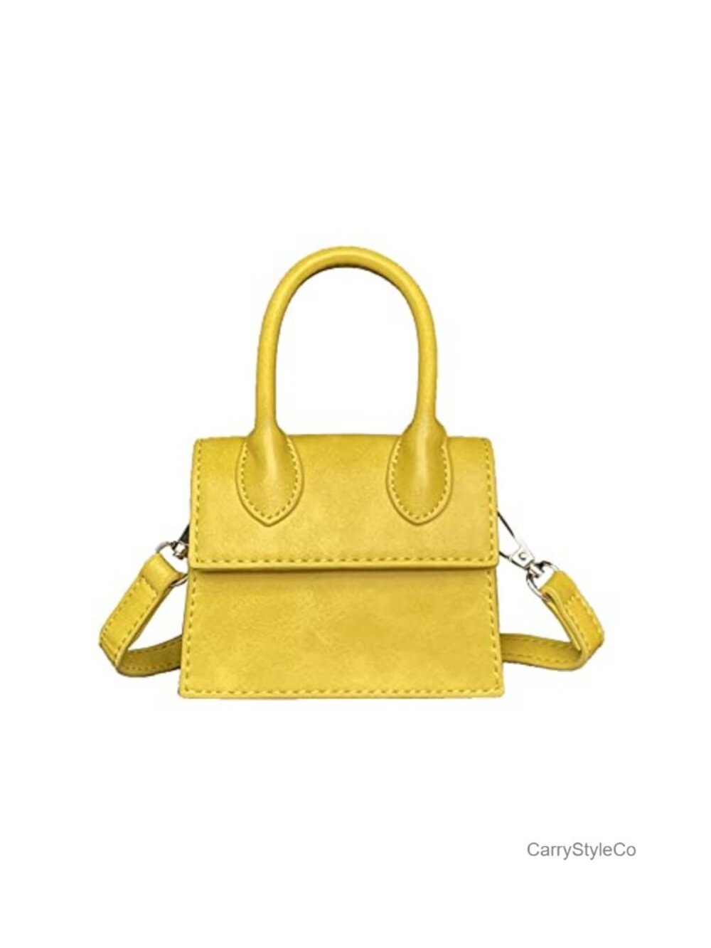 Mini PU Leather Crossbody Clutch with Adjustable Strap